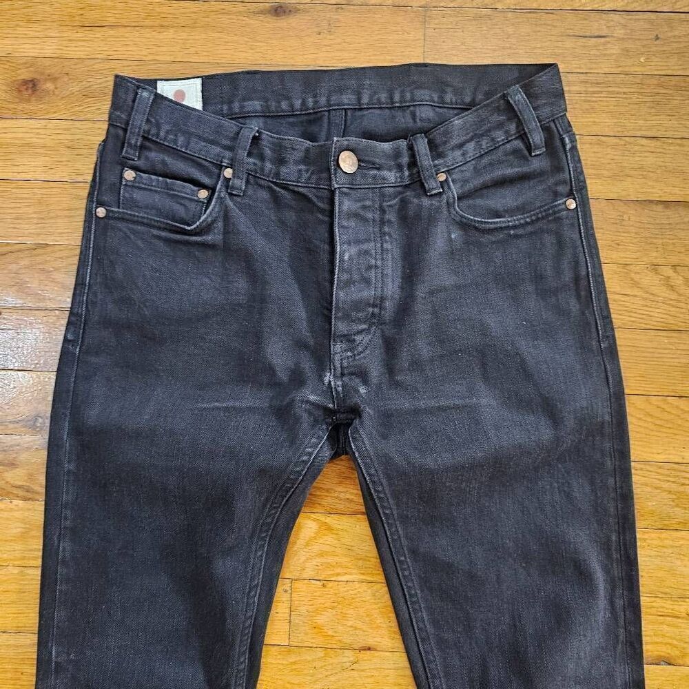 Han Kjobenhavn Mens Selvage Denim Jeans Black 30x31 - Picture 2 of 12